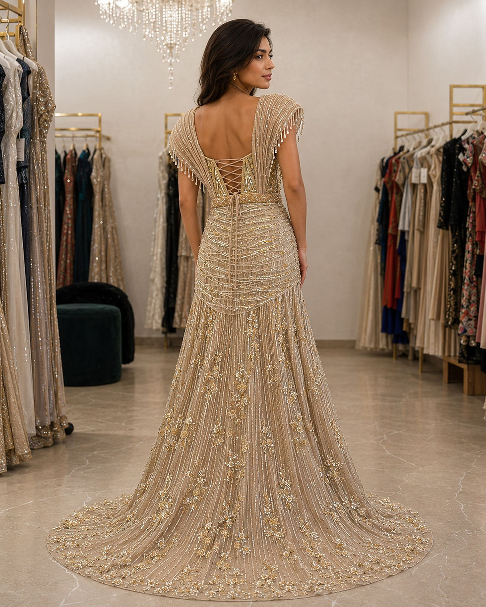 Thumbnail: Aurielle Drape Gown
