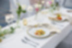 Top table setting by Ambience