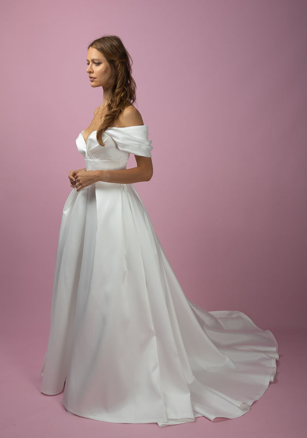 Thumbnail: ANNA MINI  DRESS WITH OVERSKIRT (optional)