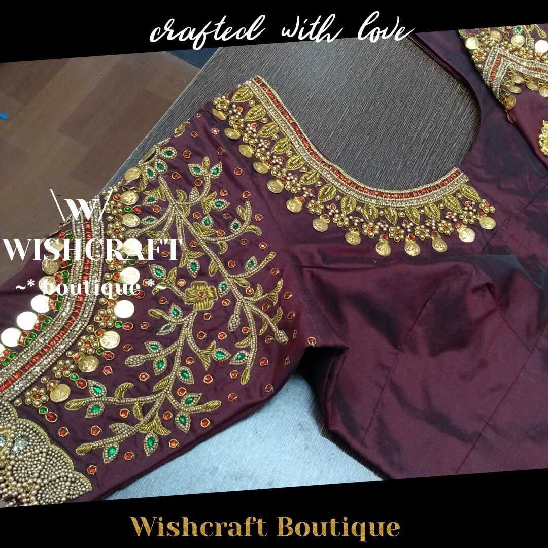 bridal blouse with maggam work - blouse