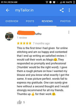 mytailor.in review by Yazini Singapore