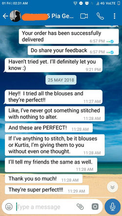 mytailor.in review by Pia