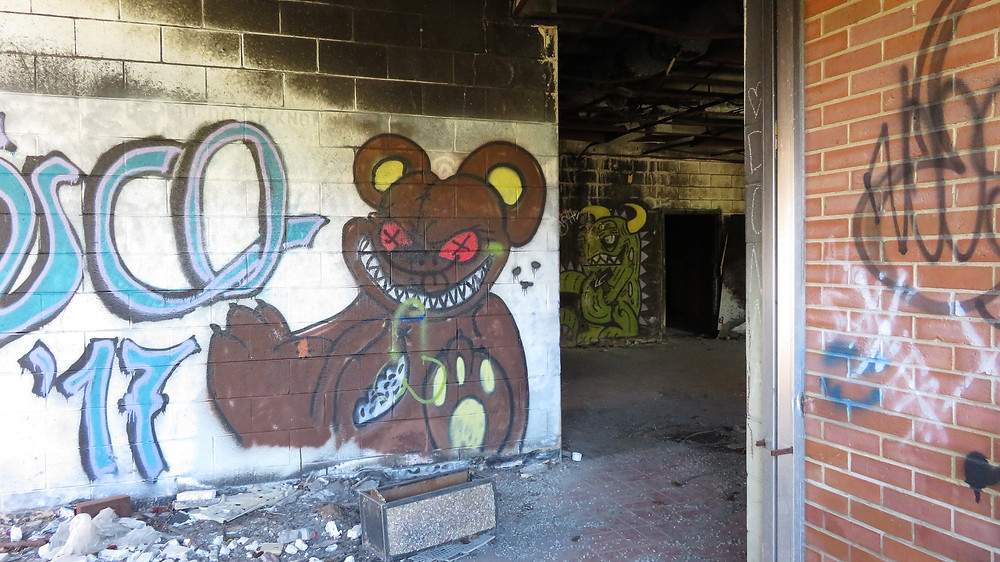 Abandoned Forest Haven Asylum Graffiti