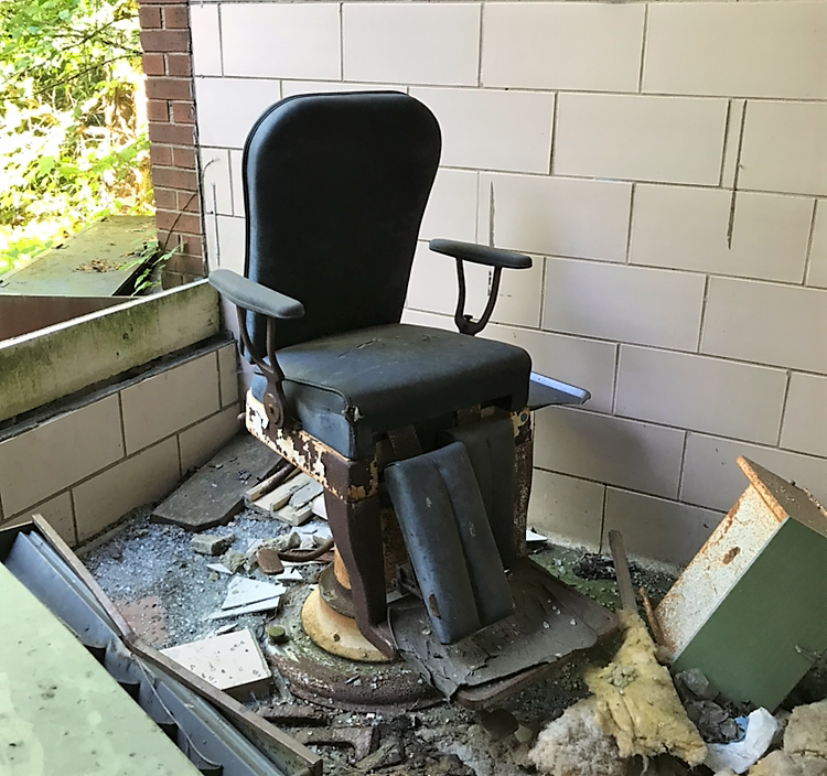 Abandoned Forest Haven Asylum Chair