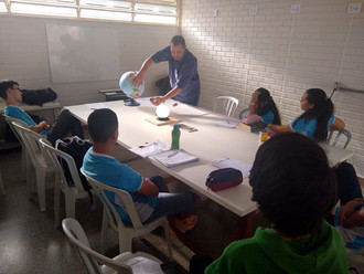 Nosso alunos se preparam para a OBA