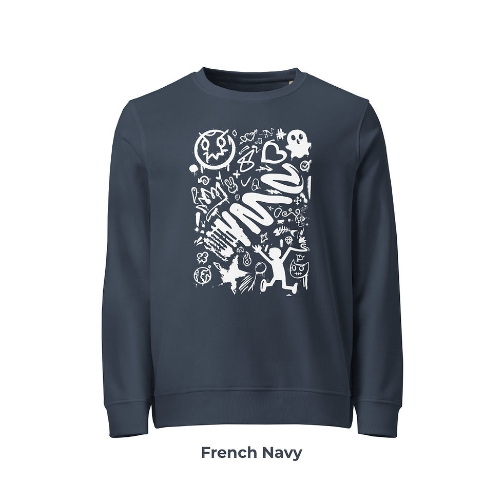 Thumbnail: Chaotic Harmony / Unisex Cotton Sweatshirt