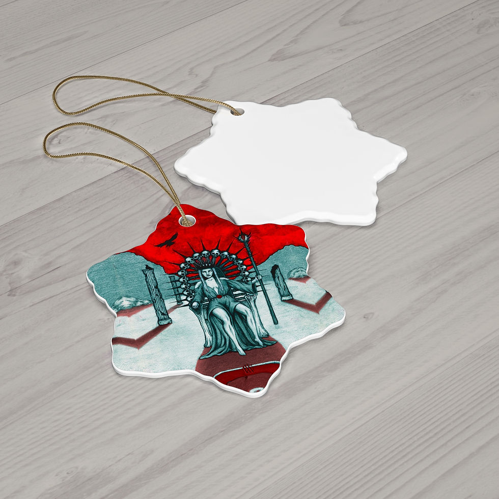 Thumbnail: Divine Darkness Ceramic Ornament