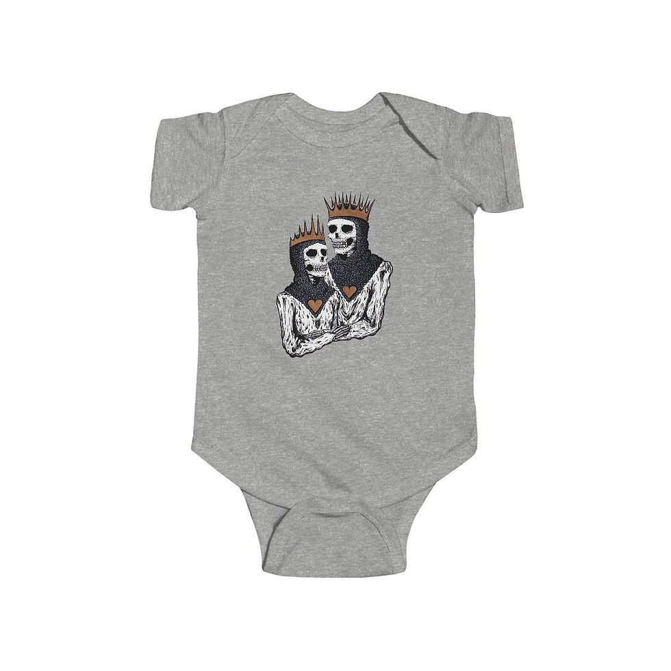 King N Queen Infant Bodysuit