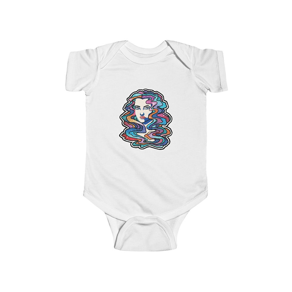 Thumbnail: Galaxy Babe Infant Bodysuit