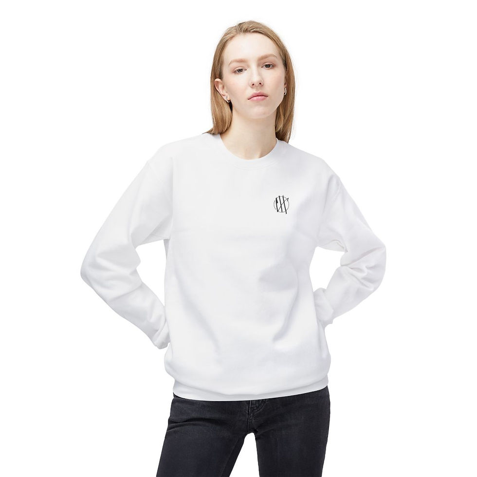 Thumbnail: Raven's Skull Unisex Crewneck Sweatshirt