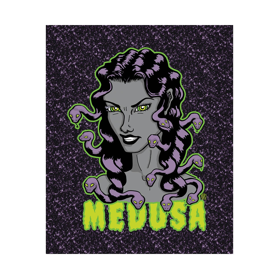 Thumbnail: Medusa Matte Vertical Posters
