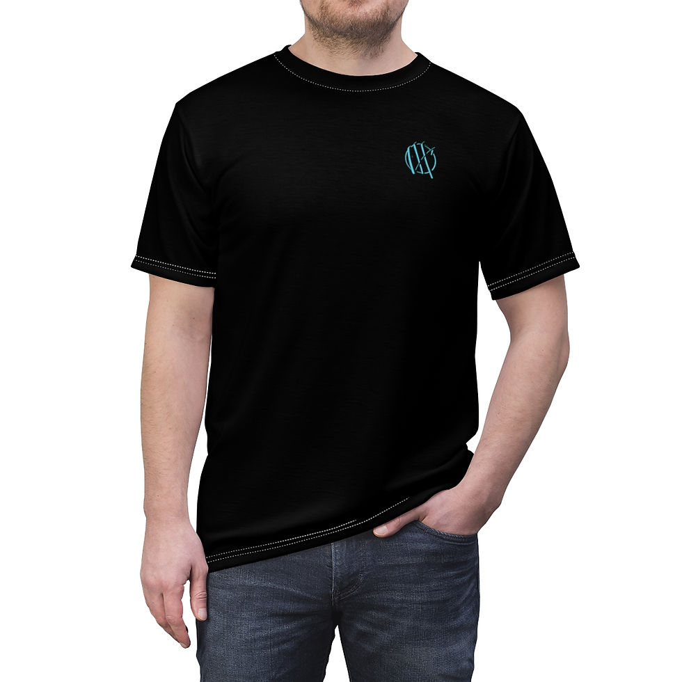 Thumbnail: Set Me Free (Black) Unisex Cut & Sew Tee
