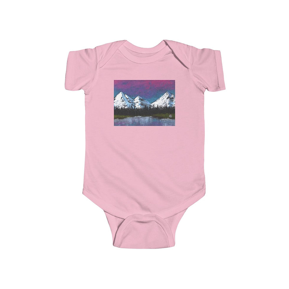 Thumbnail: Magic Mountains Infant Fine Jersey Bodysuit