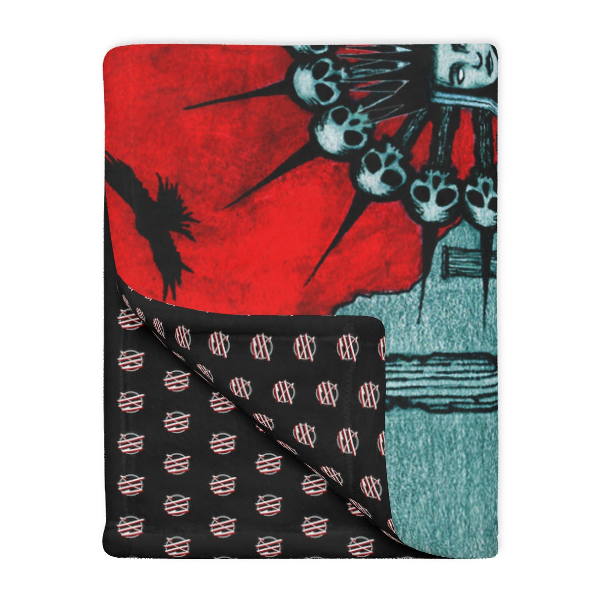 Divine Darkness Velveteen Microfiber Blanket