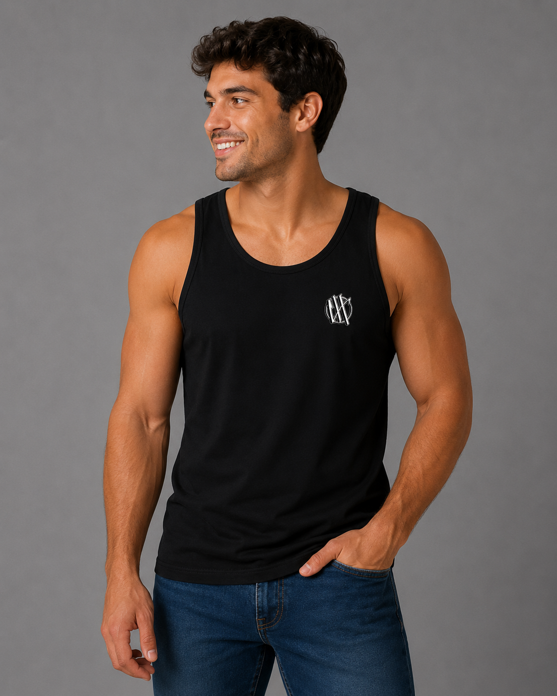 Raven's Skull Unisex Loose Tank Top