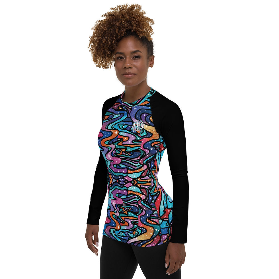 Thumbnail: Galaxy Babe Women's Rash Guard