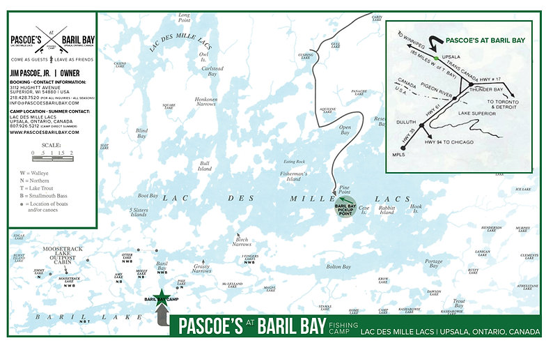 Pascoe's at Baril Bay Camp Location