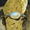 Thumbnail: Rainbow Moonstone silver bangle 'Rainbow' - Gemstone bangle - Boho bangle - Moon