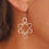Thumbnail: Sterling silver earrings 'Atlantis' - boho earrings - celtic earrings - celtic