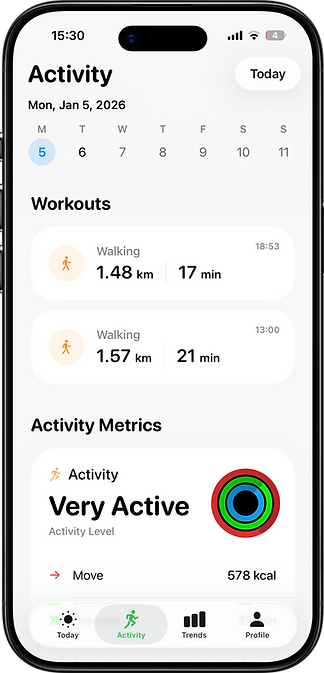 Fitness Tracker for Apple Watch