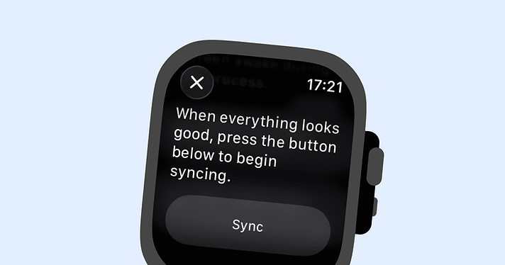 Sync Error 1001, 1002, or 1003 on Welldo Apple Watch App