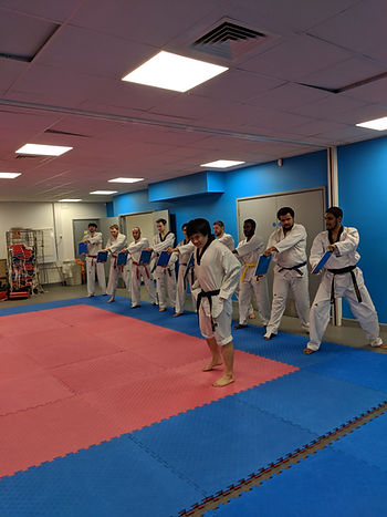 Founding member preparing to break 9 boards