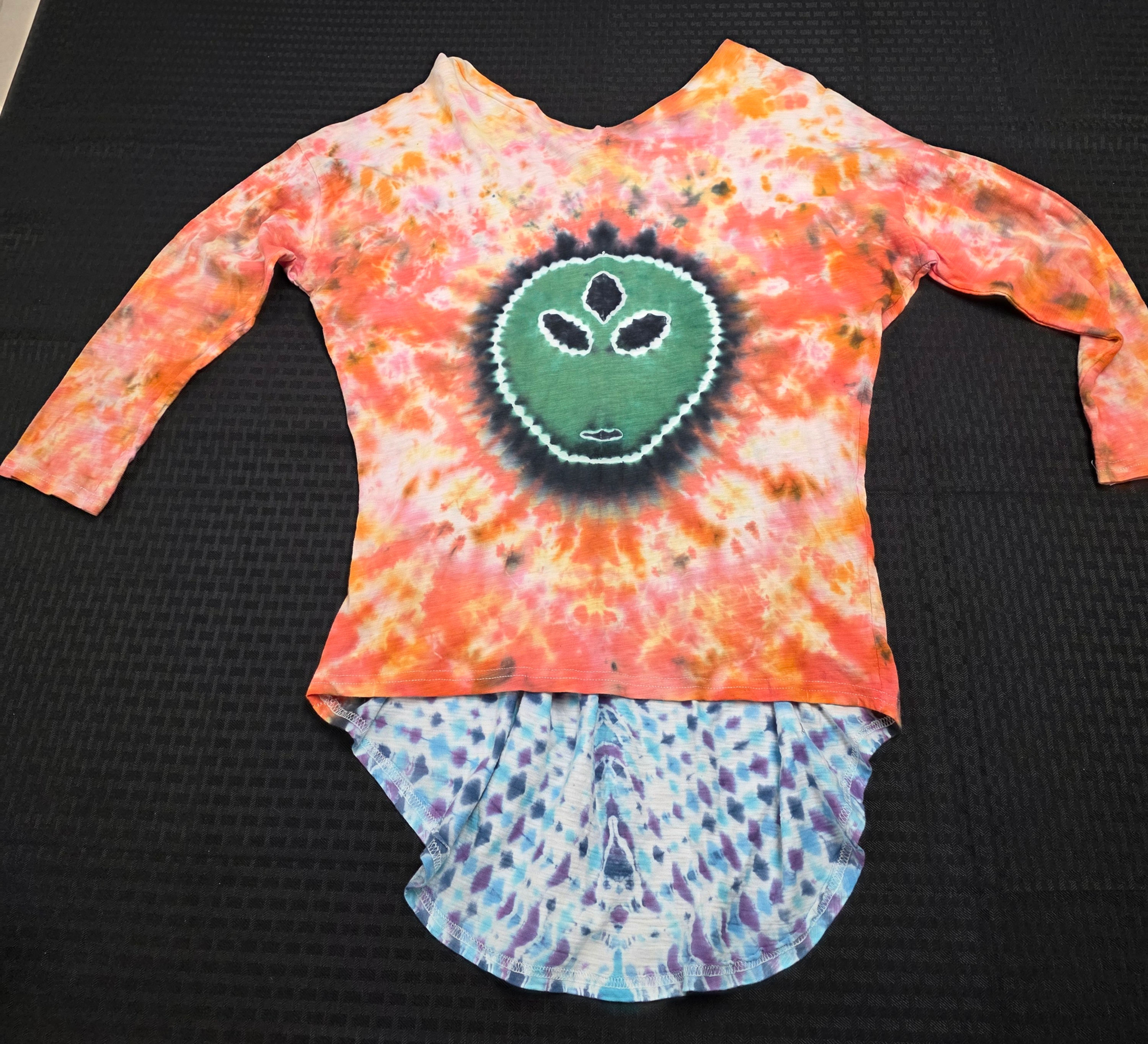 Third Eye Alien/UFO 3/4 Sleeve Shirt