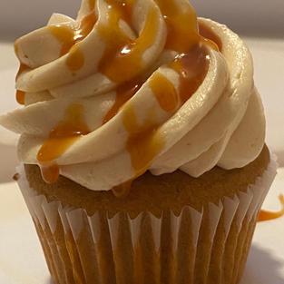 GF Caramel Apple Butter Cupcake