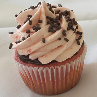 GF Strawberry/Chocolate Cupcake