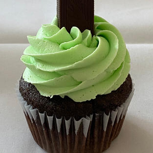 GF Chocolate Mint Cupcake