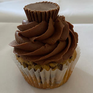 GF PB Chocolate Chip Cupcake
