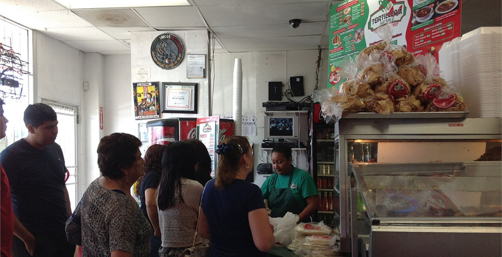 MENU Tortilleria Mexico