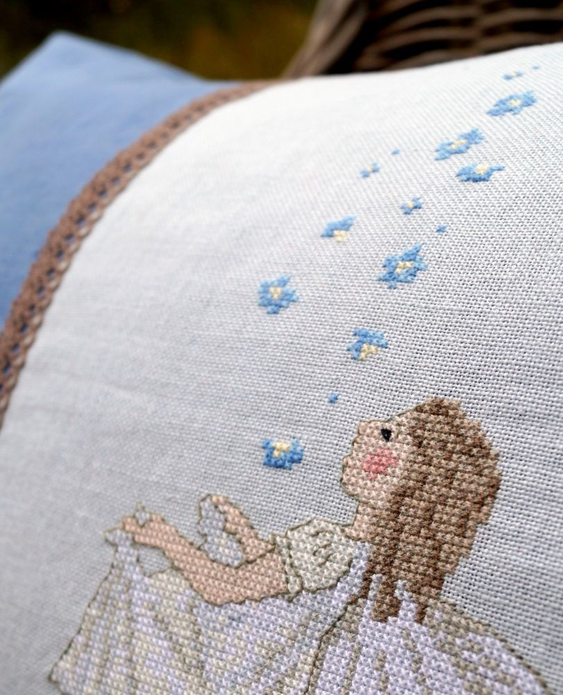 Elfe Kreuzstich Blütentaler