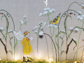 Kreuzstich "Winter im Elfenwald"