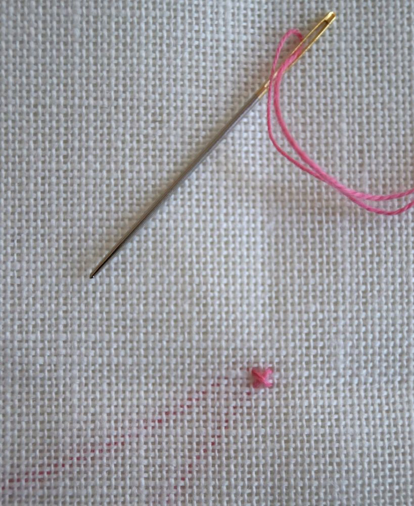 Kreuzstich Vorderseite