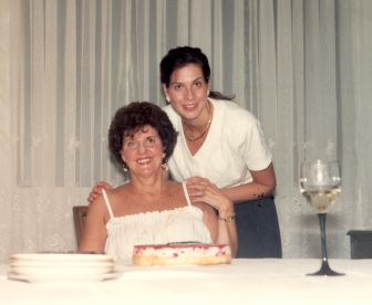 a picture of Irene and her mother, several years ago