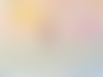 Colorful abstract drawing with tangled lines in yellow, pink, and blue. Central flower with heart-shaped leaves. Vibrant, chaotic mood.