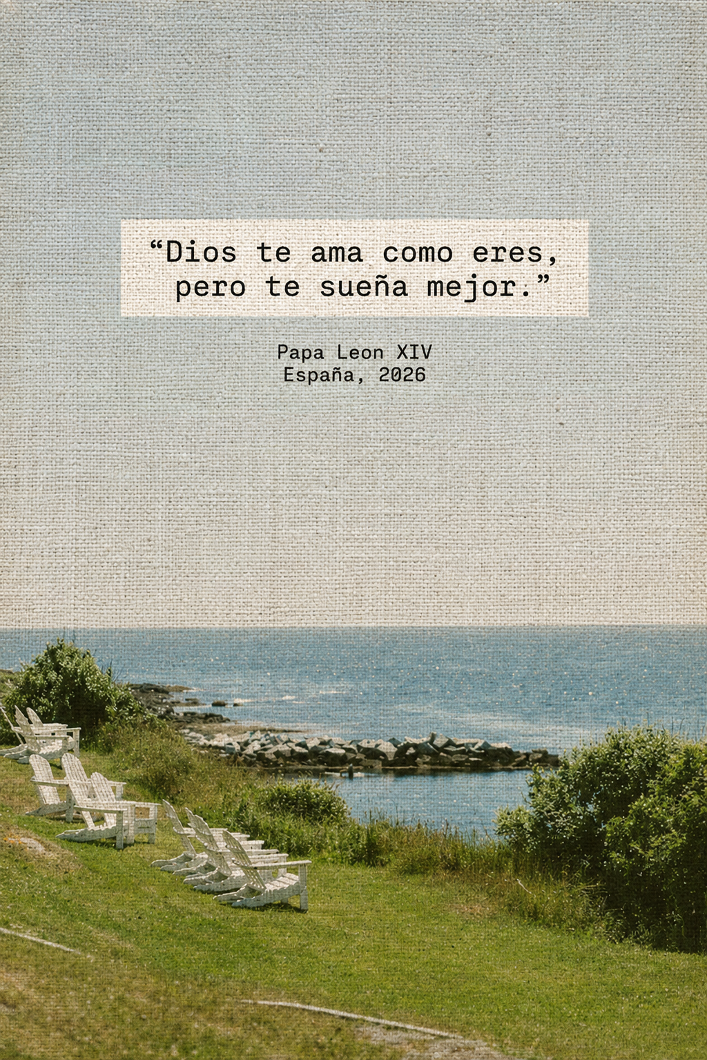 Tela Móvil - Dios te ama como eres…