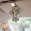 Thumbnail: Cross or Angel Memorial Resin Car Visor Clip Made Using Your Dried Flowers, Mem
