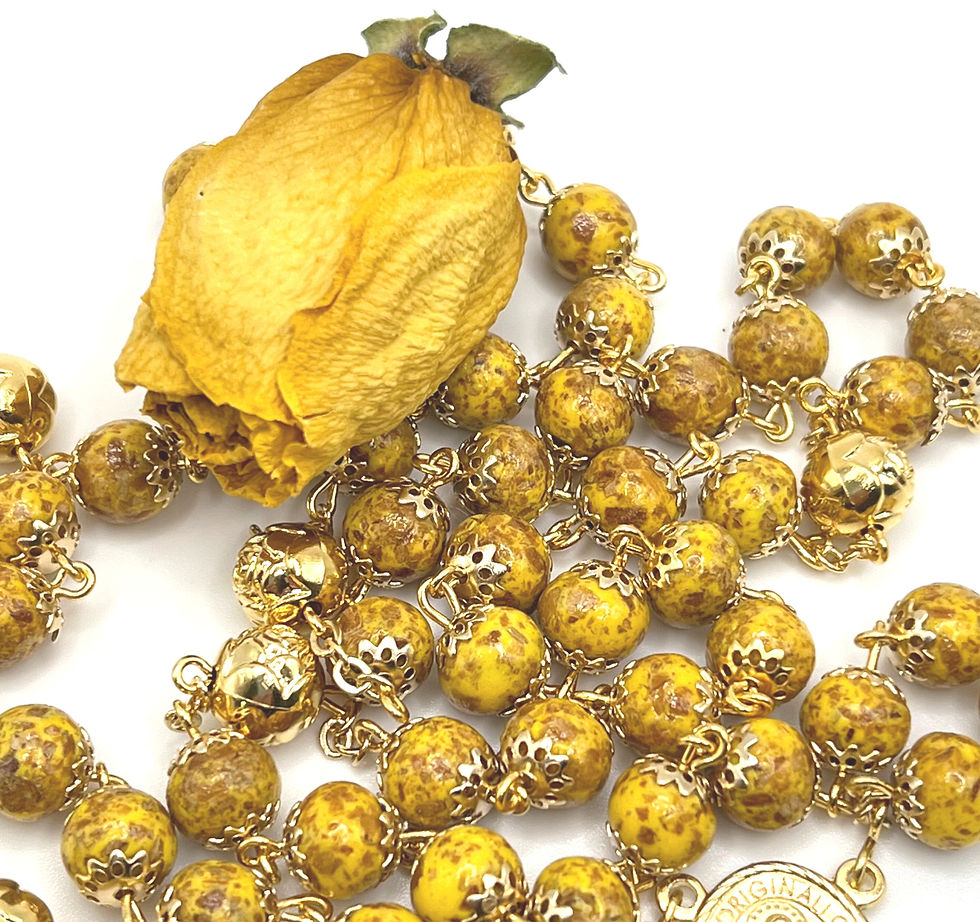 Thumbnail: Gold Tone Rosary