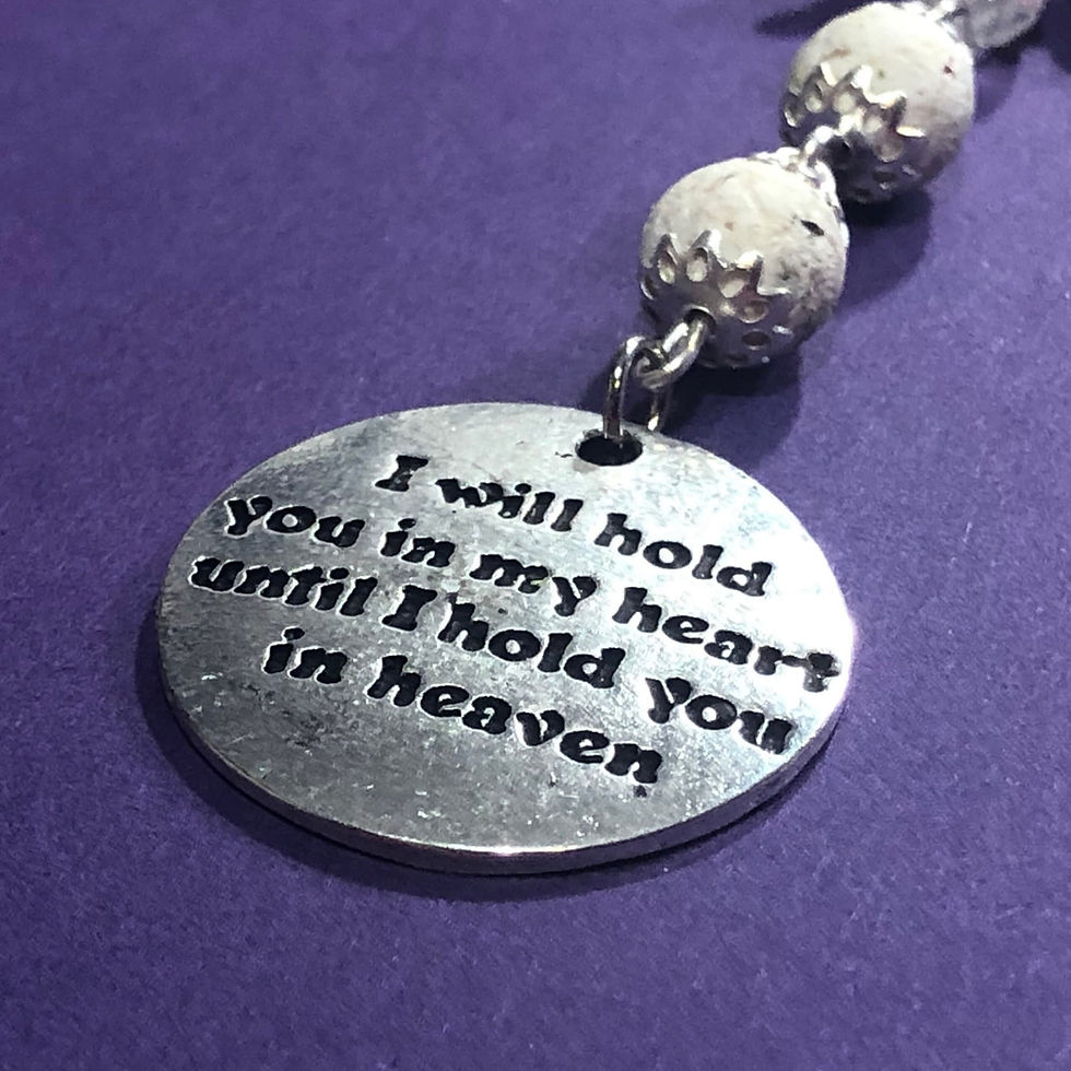 Thumbnail: Angel Memorial Keychain Made Using YOUR Flower Petals