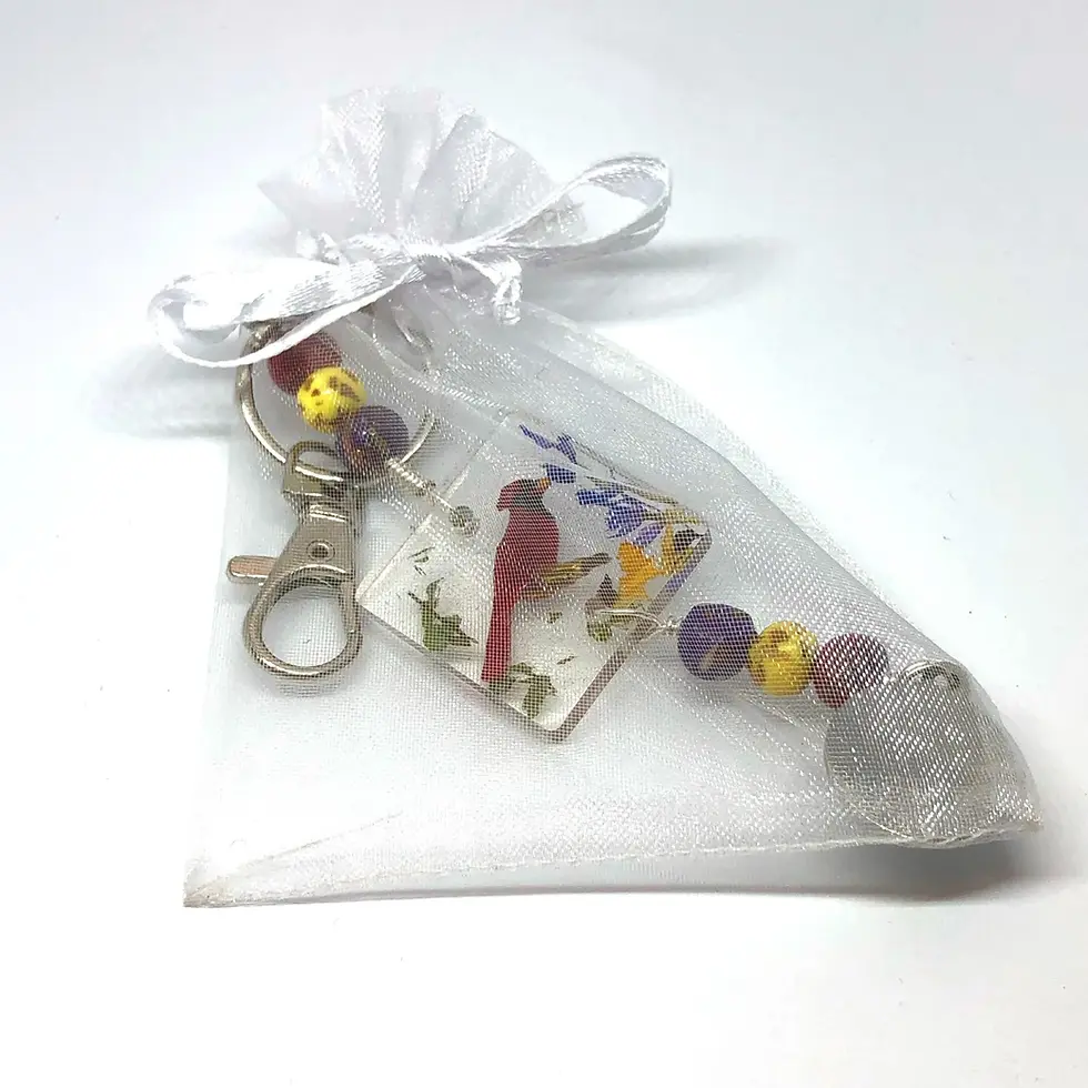 Thumbnail: Cardinal Rear View Mirror Car Charm