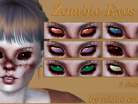 Zombie Eyes n2 by niobe cremisi