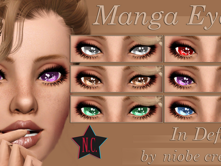Manga Eyes Default by niobe cremisi