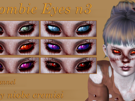 Zombie Eyes n3 by niobe cremisi