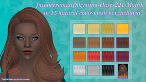 [TS4]Skysims-Hair-221-Monik - Retexture by niobe cremisi