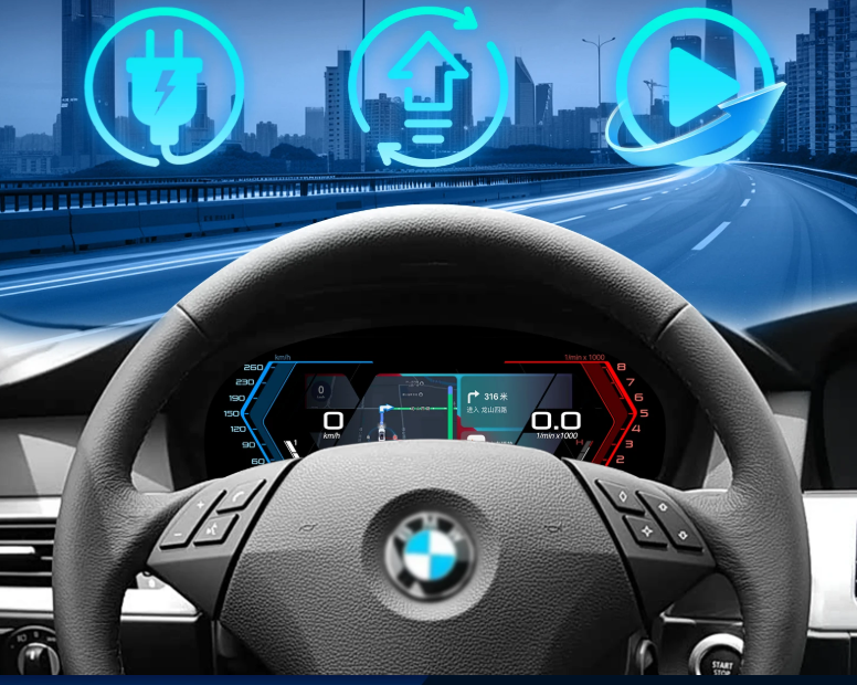 Миниатюра: 12.3″ Дигитален километраж за BMW 5 E60/E61/E63/E64