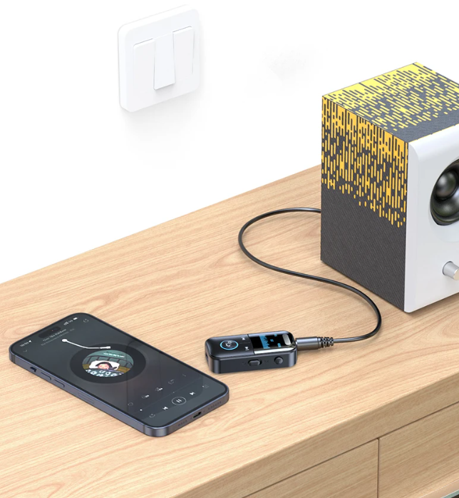 Миниатюра: Bluetooth AUX трансивър – приемник и предавател