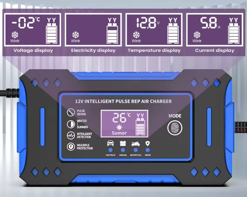 Миниатюра: Интелигентно зарядно за акумулатори 12V