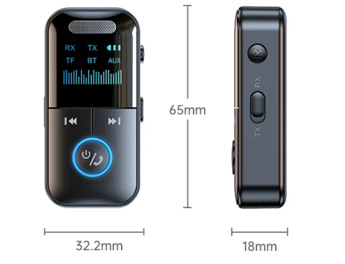 Миниатюра: Bluetooth AUX трансивър – приемник и предавател
